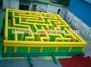 Popular hot inflatable maze for sale