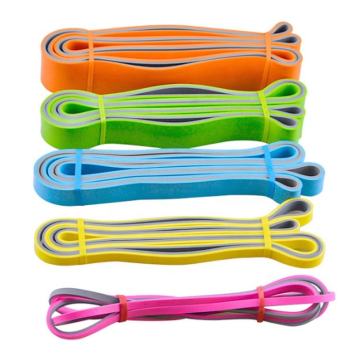 Super Fitness Heavy Duty Double Color Latex Pull-Up Assist Bands - Resistance Loop Bands