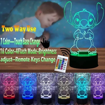 3D Acrylic Color Changing LED Night Lamp