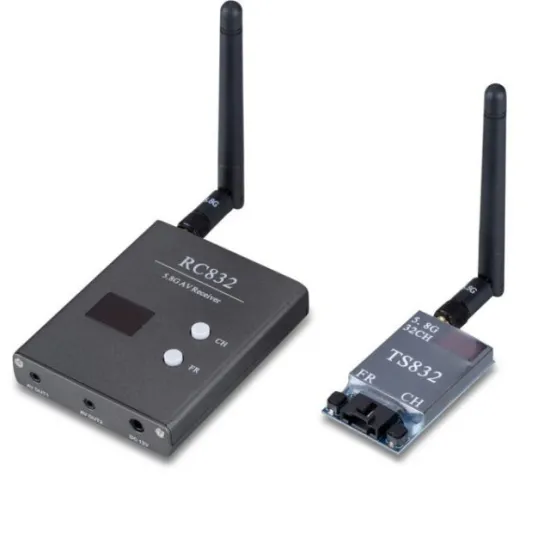 5.8GHz 40CH 600mW FPV Wireless Video Transmission System for F450/F500 Drone Video Camera: Transmitter and Receiver Kit