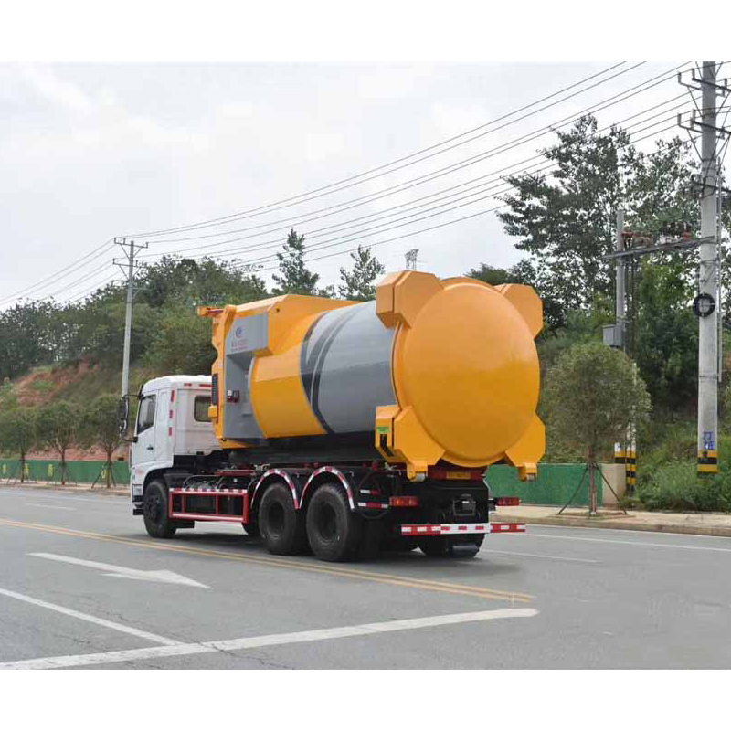 Municipal sanitation garbage truck