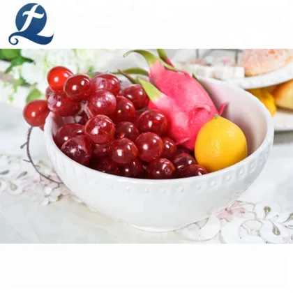 Restaurant White Ceramic Decoration Dinnerware Sets