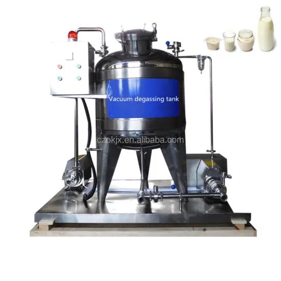 Liquid Vacuum Degassing Tank for Mango Juice and Dairy Milk Deaerator Machine