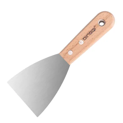DingQi Scrapper Putty Knife with Wood Handle