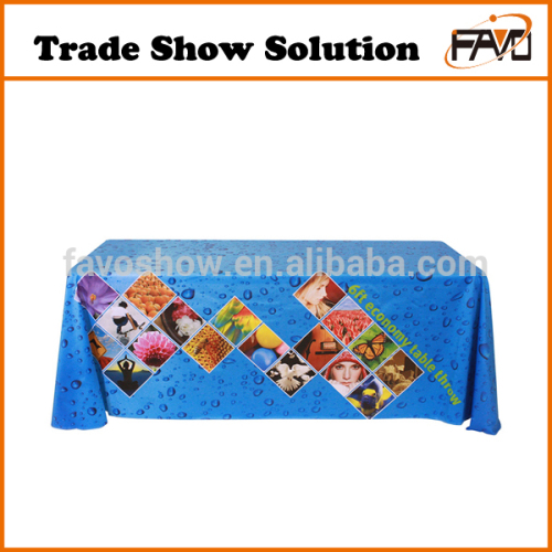 Fitted Exhibition Stretch Printed Custom Table Cloth