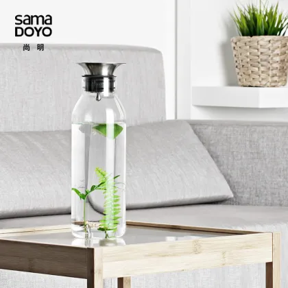 2016 New! SAMADOYO Glass Water Bottle/ Glass Cold Water Bottle/ Summer Water Bottle