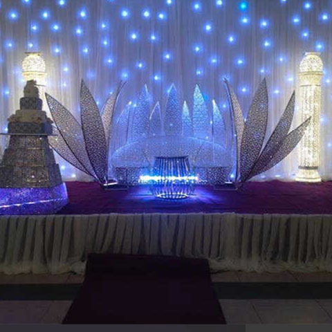 wedding led vision star curtain