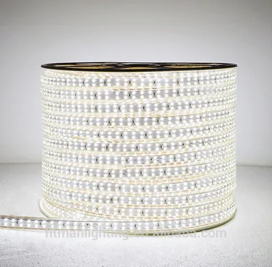 220V high voltage 60 leds/meter warm white/ White color SMD2835 Led strip light