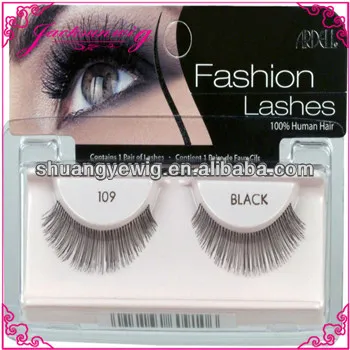 wholesale human hair individual packed false eyelash