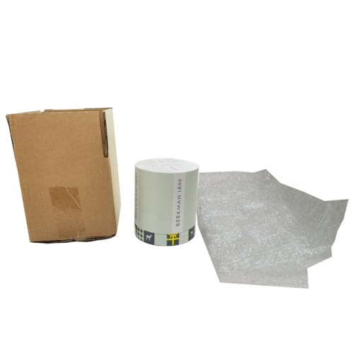 Flat edge shinny sliver foil Paper round box