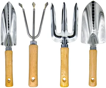 ergonomic hand rake  planting fork