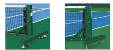 Movable Aluminum Alloy Tennis Post for Outdoor Courts