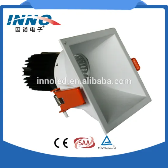 hot sale aluminum frame led ceiling downlight square oblique led spot light