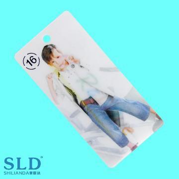 Anti-fake 3D holographic hang tags for jeans