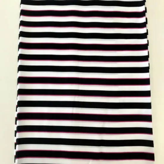 Rayon Screen Print Line Design For Dress Fabric