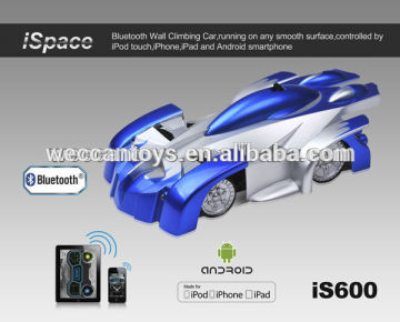 iS600 Great fun bluetooth iphone controlled Wall climbing RC car toy