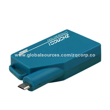 USB 1,500mAh Battery Power Bank with Safety High-performing Polymer Battery, Suitable for Digital