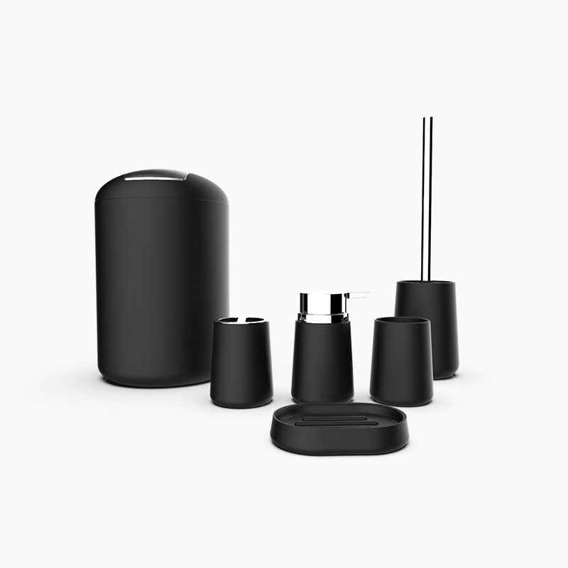 2020 위생 도자기 도자기 플라스틱 세라믹 목욕 세트 욕실 액세서리 세트