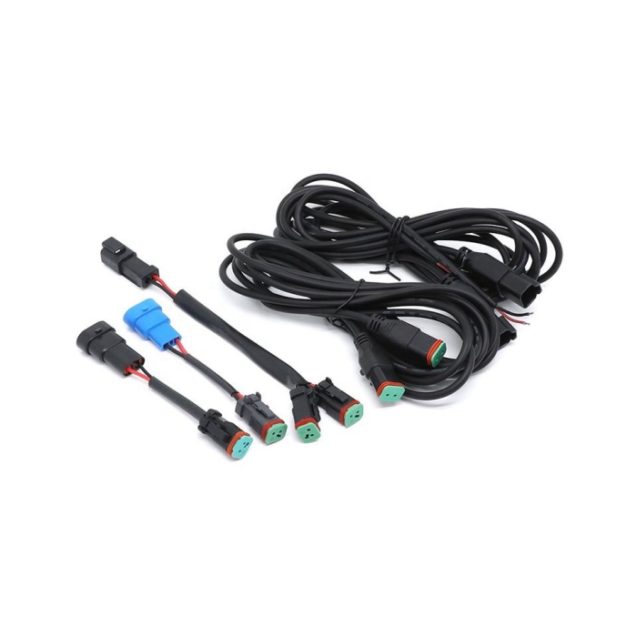 Waterproof connector car led light pigtails wire harness