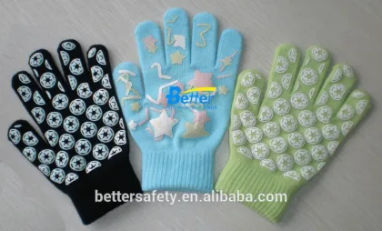 10 Guage Acrylic Yarn Seamless Knitted Magic Glove Protective Gloves