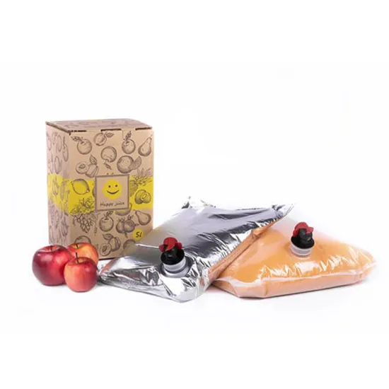Wholesale Aseptic Drink Pouches in Box - 3L, 5L, 10L Liquid Wine Juice Bag with Valve