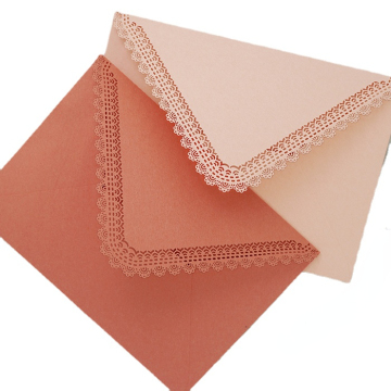 Envelope Creative Curved Lace - مظاريف أعمال عتيقة للطلاب