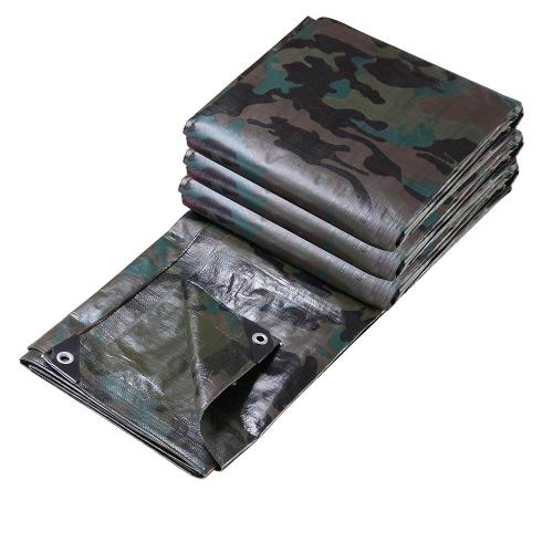 Heavy Duty Camouflage Poly Tarps