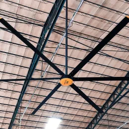 Large ceiling fan for warehouse