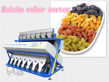 Raisin Color Sorting Machine From Vision, Red and Yellow Raisin!