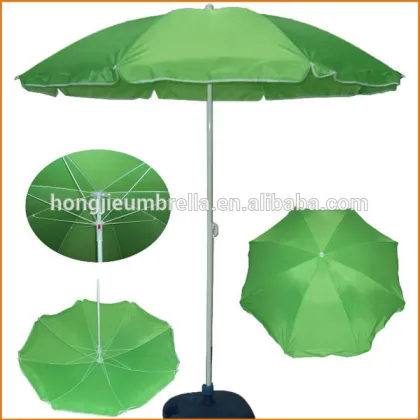 Customized logo sun protection promotional beach umbrella