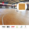 Pisos de basquete em PVC para esportes com design de madeira personalizável