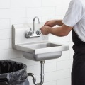 Stainless Steel Wall Mount Sink For Industrial Kitchen