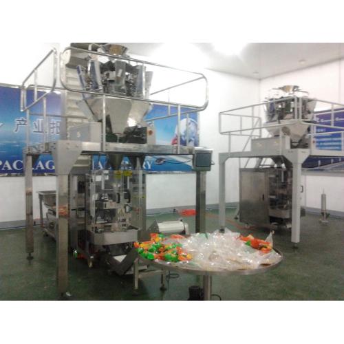 Automatic pouch form fill seal packing machine