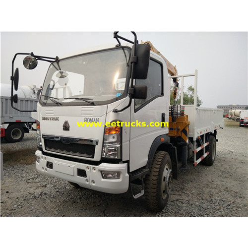 SINOTRUK 2 Tôn Xe Cẩu Cần trục