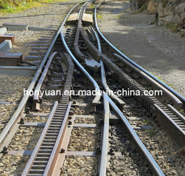 Mine Narrow Gauge Crossover Track Switch