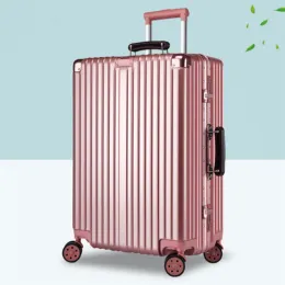 Fashionable travelling ABS PC trolley luggage suitcase
