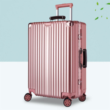 Fashionable travelling ABS PC trolley luggage suitcase