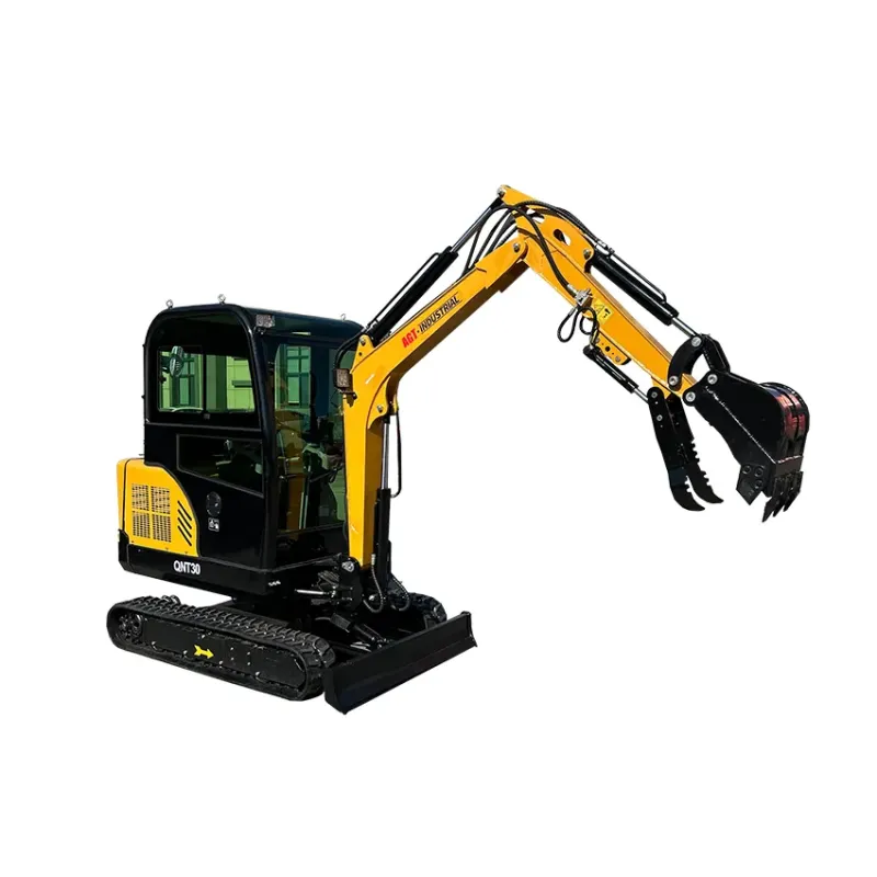 Mini Hydraulic Excavator with Water-Cooled Diesel Engine and Thumb Function