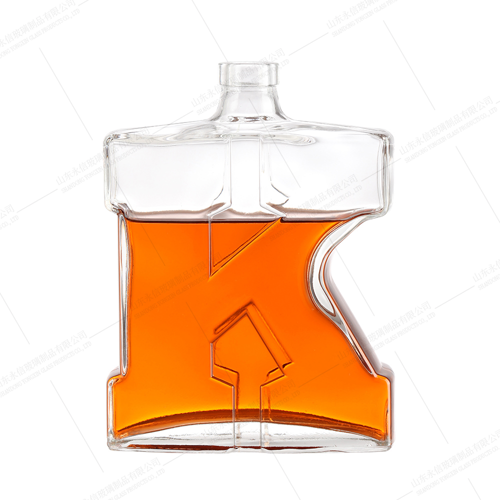 Personalized royal glass bordeaux bottle wholesale
