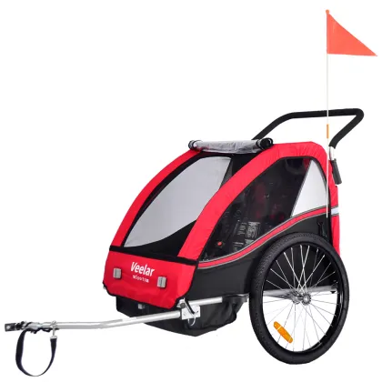 Child Bicycle Trailer - 1 or 2 Seats