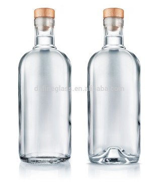 750ml frosted glass flat base / dimpled base - cork bottle                        
                                                Quality Choice