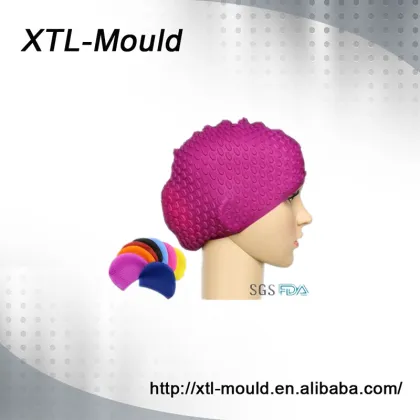 Waterproof funny silicone swimming cap
