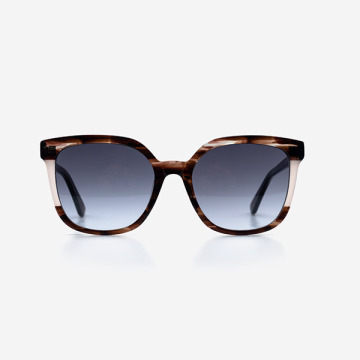 Square D-FRAME Acetate Women's Sunglasses