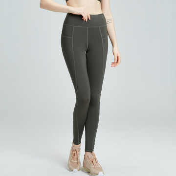 Rosa leggings med Stash Pocket Tights