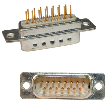 D-SUB MALE Pin Mesin PCB Lurus