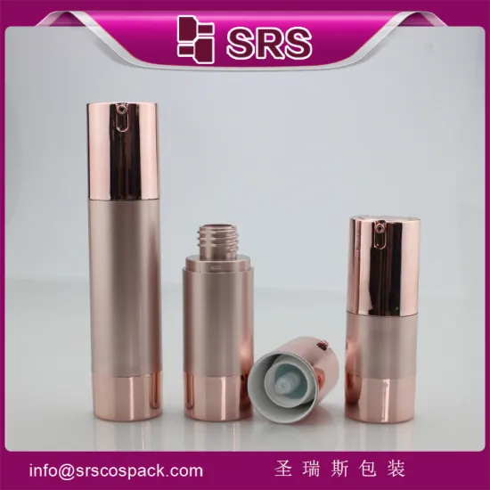 SRS 15ml 30ml 50ml Round Shape AS material anti-aging essence Bottle