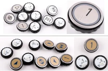 Sch****** Elevator D type Push Buttons