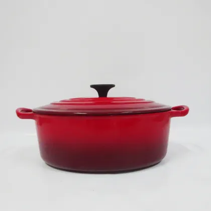 Oval Cast Iron Casserole Dish/Casserole/Stock Pots