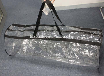 clear plastic cylinder round bottom plastic bag for bedding packaging