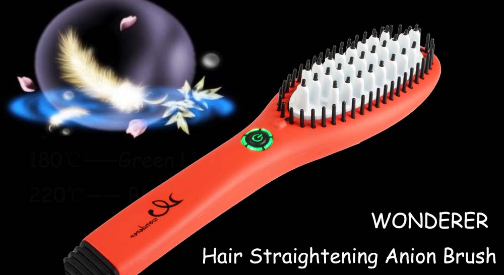 Electric Ceramic Hair Straightening Brush